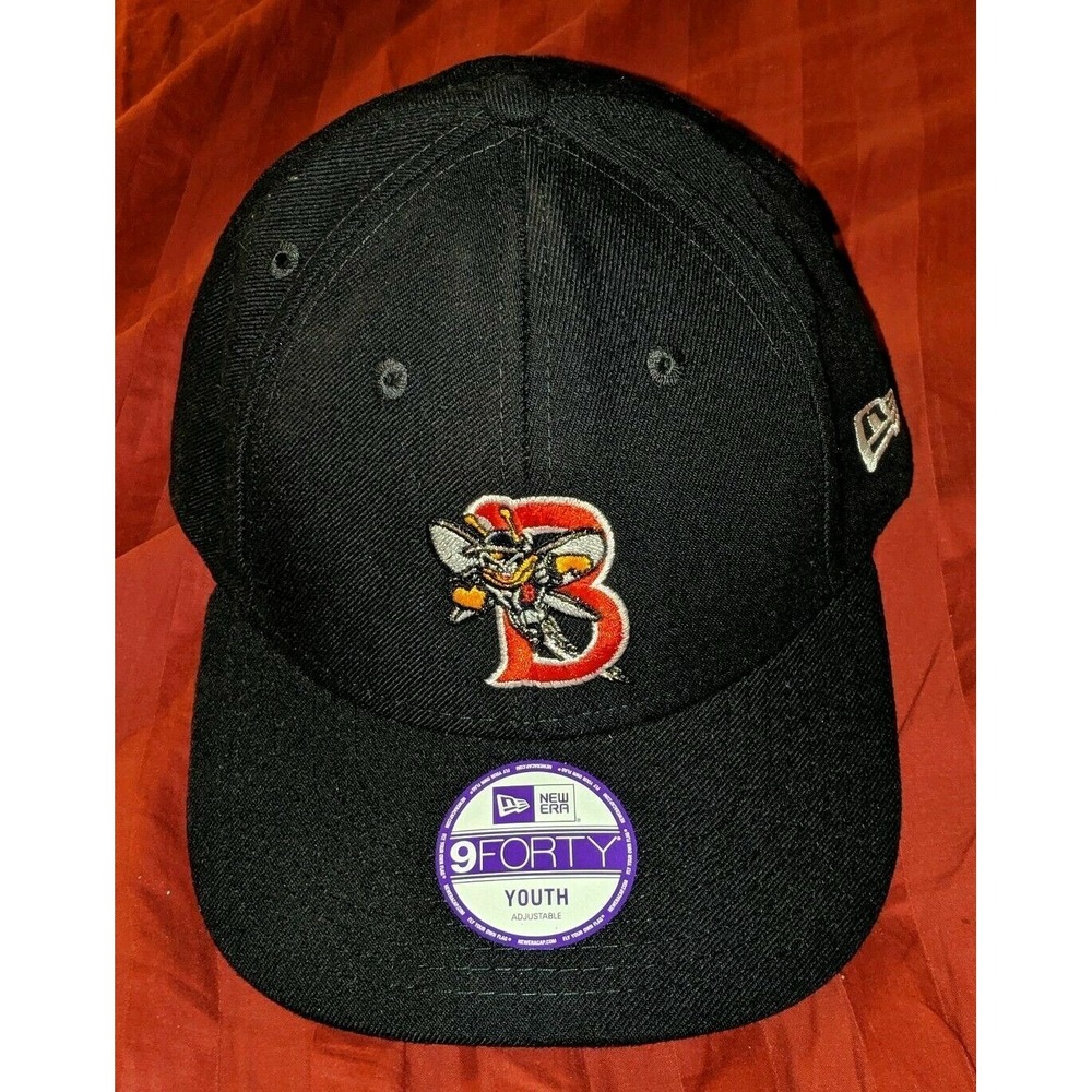 BINGHAMTON NY NEW YORK METS NEW ERA 9FORTYY STRAPBACK HAT CAP MLB YOUTH NEW RARE